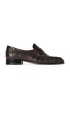 The Row Leather Loafers Block Heel Fringed Design In Multi