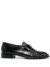 The Row Soft Loafer Black In Black