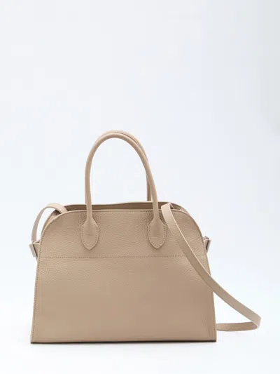 The Row Soft Margaux 12 Bag In Beige