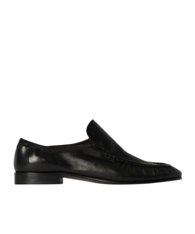 The Row Soft Moccasins Two In Black