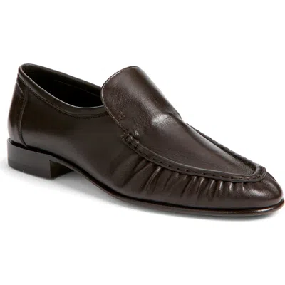 The Row Soft Two Loafer In Brown