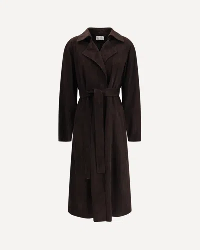 The Row Solana Trench Coat In Brown