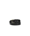 The Row Solid Color Belt In Black