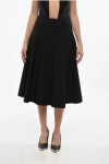 The Row Solid Color Harley Circle Skirt In Black