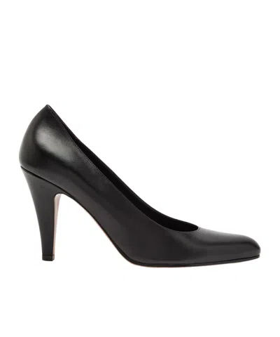 THE ROW SOLID LEATHER PUMPS
