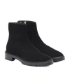The Row Solid Suede Ankle Boots In Multi