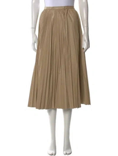 Pre-owned The Row Solly Skirt Midi Length Skirt W/ Tags In Neutral