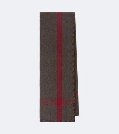 The Row Sosi Wool Scarf In Grey