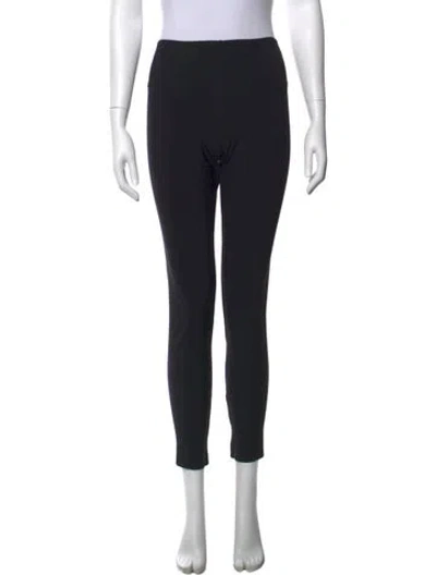 Pre-owned The Row Speedy Skinny Leg Pants In Black
