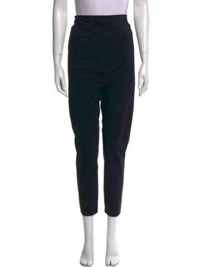 Pre-owned The Row Speedy Straight Leg Pants In Black