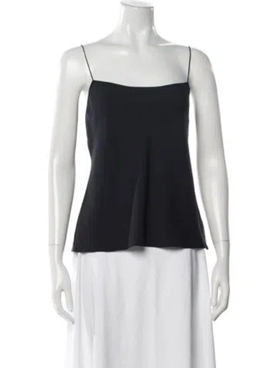 Pre-owned The Row Square Neckline Sleeveless Top In Blue