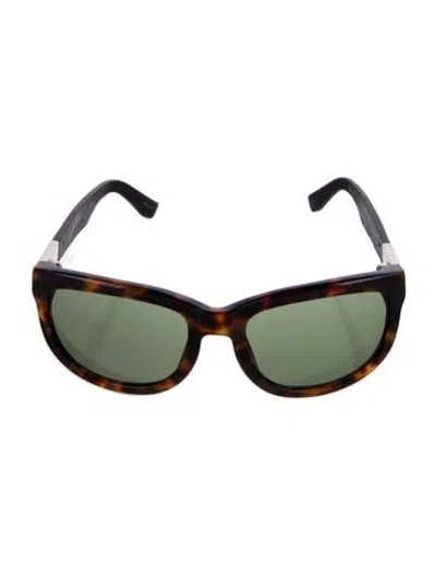 Pre-owned The Row Square Tinted Sunglasses In Brown