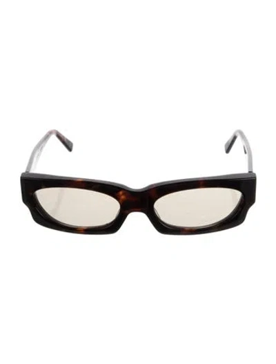 Pre-owned The Row Square Tinted Sunglasses W/ Tags In Black