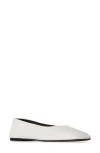 The Row Square Toe Ballerina Flat