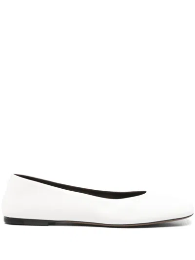 The Row Square Toe Ballet Flats