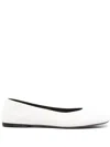 The Row Square Toe Ballet Flats