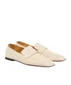 The Row Leather Square-toe Loafers In Multi