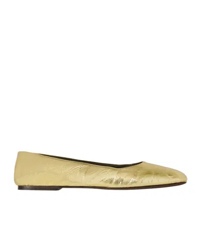 THE ROW SQUARE-TOED BALLET FLATS