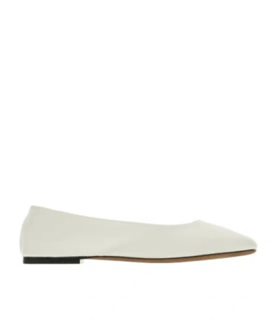 THE ROW SQUARE-TOED BALLET FLATS