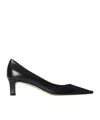 The Row Square-toed High Heels In Black