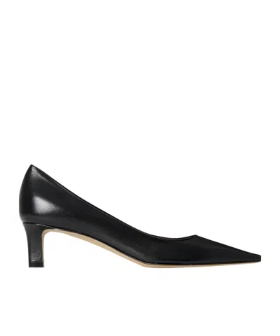 The Row Square-toed High Heels In Black