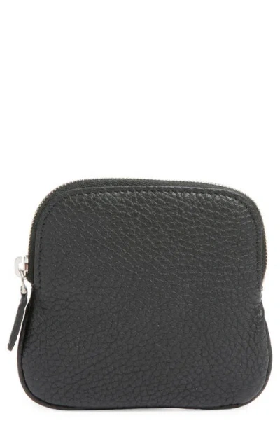 The Row Square Zip Pouch In Black