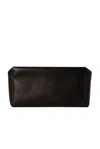 The Row Squared Compact Clutch In Brown