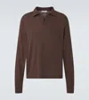 The Row Polohemd Stafford Aus Seide In Weiss