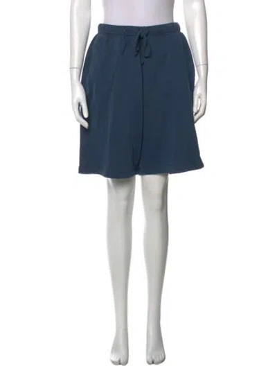 Pre-owned The Row Stanton Mini Shorts In Blue