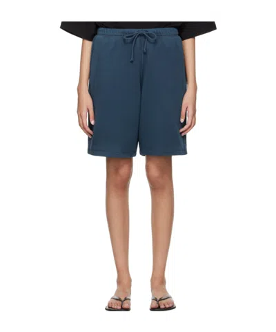 The Row Stanton Shorts In Blue