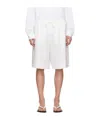 The Row Stanton Shorts In White