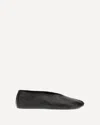 The Row Stella Ballerinas In Black