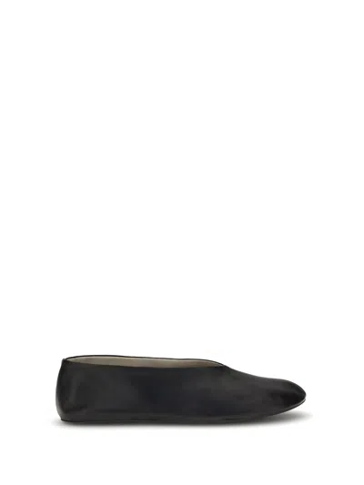 The Row Stella Ballerinas In Black