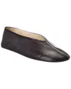 The Row Stella Leather Flat In Multi