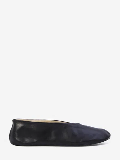 THE ROW STELLA MULES IN LEATHER