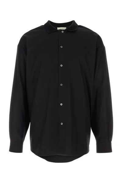 THE ROW CAMICIA STENDHAL IN MISTO LANA NERA UOMO