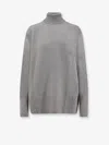The Row Stepny Wool And Cashmere Turtleneck Sweater In Gray