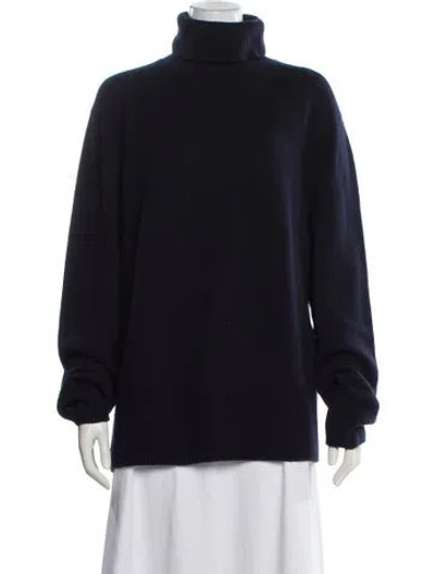 Pre-owned The Row Stepny Wool Sweater W/ Tags In Blue