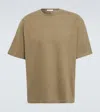 The Row Steven Cotton Jersey T-shirt In Beige