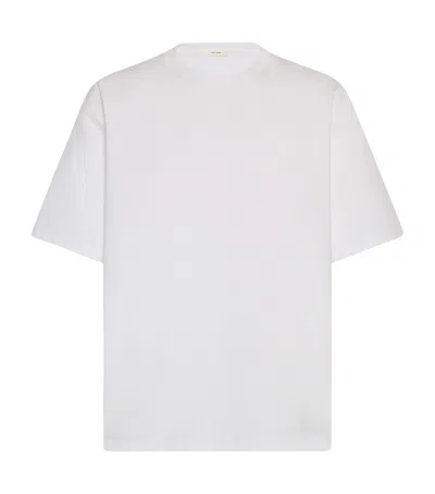 The Row Steven Cotton T-shirt In White