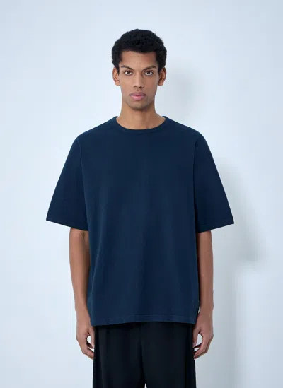 The Row Crew-neck Short-sleeve T-shirt In Blue