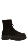 The Row Stivaletto 'zipped Boot I' In Brown