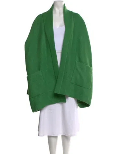 Pre-owned The Row Stowe Alpaca Coat In Green