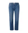 The Row Riaco Mid-rise Straight-leg Jeans In Blue