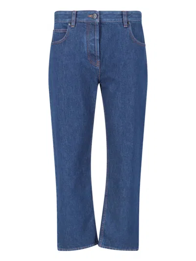 The Row Straight Jeans "carlyl" In Blue