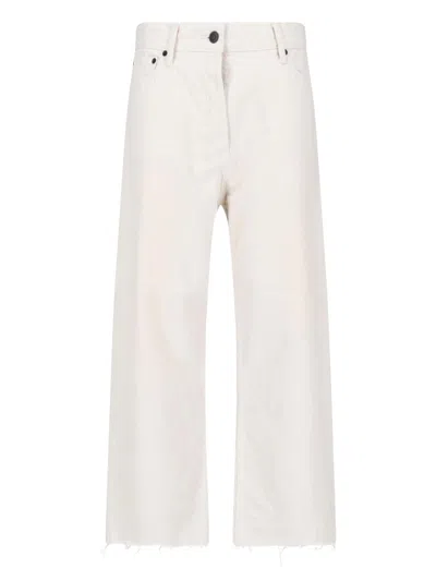 The Row Straight Jeans In White