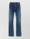 The Row Straight Leg Denim Trousers With Belt Loops In Blue