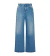 The Row Blue Eglitta Low-rise Straight-leg Jeans In Blue