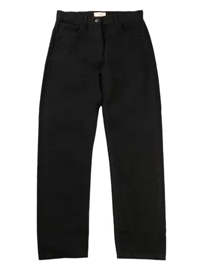 The Row Straight Leg Jeans In 黑色
