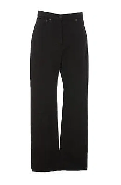 Pre-owned The Row Straight-leg Jeans In Black